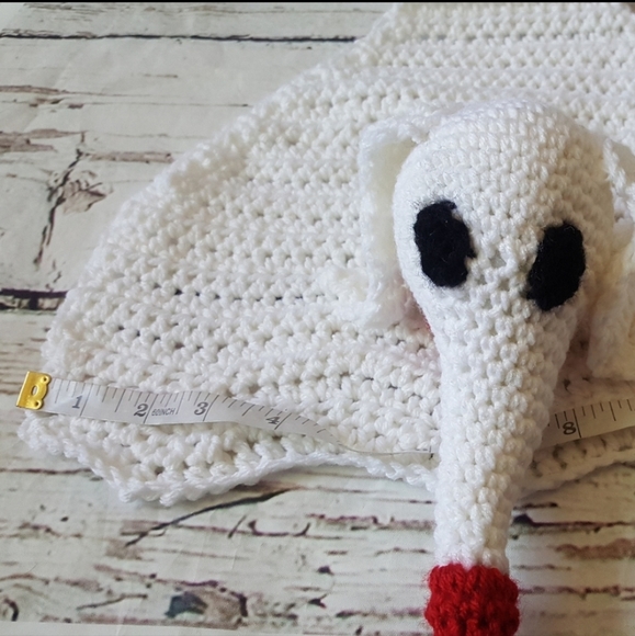 Hand Crafted Toys Crochet Zero Ghost Dog Security Blanket Poshmark